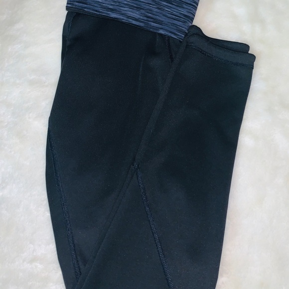 Pink Victoria Secret Ultimate Reversible Leggings Marl Gray Black Slim Pants S - Picture 15 of 15